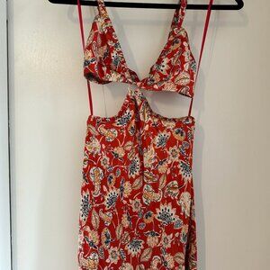 Beck + Bridge, Silk Paisley Dress